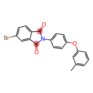 5-bromo-2-[4-(3-methylphenoxy)phenyl]-1H-isoindole-1,3(2H)-dione