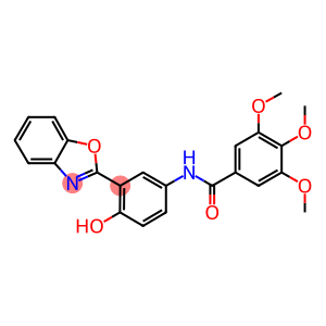 N-[3-(1,3-benzoxazol-2-yl)-4-hydroxyphenyl]-3,4,5-trimethoxybenzamide