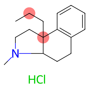 1H-Benz[e]indole, 2,3,3a,4,5,9b-hexahydro-3-methyl-9b-propyl-, hydrochloride (1:1)