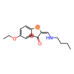 2-[(butylamino)methylene]-5-ethoxy-1-benzothiophen-3(2H)-one