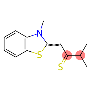 3-甲基-1-(3-甲基-1,3-苯并噻唑-2-亚基)丁烷-2-硫酮