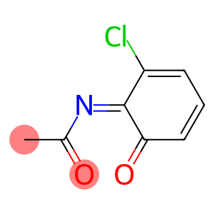 Acetamide,  N-(2-chloro-6-oxo-2,4-cyclohexadien-1-ylidene)-