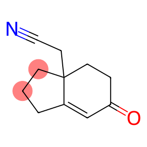 3aH-Indene-3a-acetonitrile,1,2,3,4,5,6-hexahydro-6-oxo-(9CI)