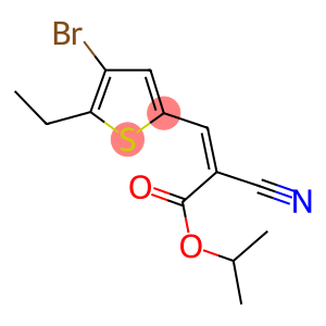 isopropyl 3-(4-bromo-5-ethyl-2-thienyl)-2-cyanoacrylate