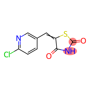 (5E)-5-[(6-chloropyridin-3-yl)methylidene]-1,3-thiazolidine-2,4-dione