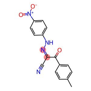 2-({4-nitrophenyl}hydrazono)-3-(4-methylphenyl)-3-oxopropanenitrile