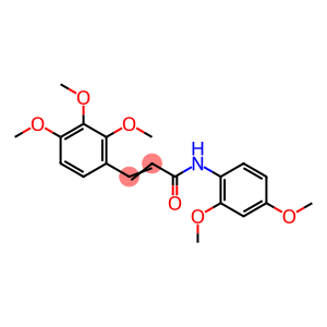 (2E)-N-(2,4-dimethoxyphenyl)-3-(2,3,4-trimethoxyphenyl)prop-2-enamide