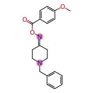 1-benzyl-4-piperidinone O-(4-methoxybenzoyl)oxime