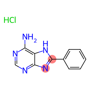 9H-Purin-6-amine,8-phenyl-, hydrochloride (1:1)