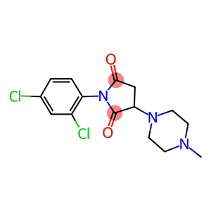 1-(2,4-dichlorophenyl)-3-(4-methyl-1-piperazinyl)-2,5-pyrrolidinedione