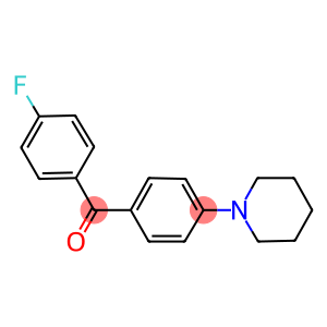 (4-fluorophenyl)[4-(1-piperidinyl)phenyl]methanone