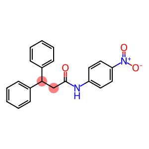 N-{4-nitrophenyl}-3,3-diphenylpropanamide