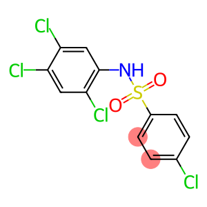 4-Chloro-N-(2,4,5-trichlorophenyl)benzenesulfonamide