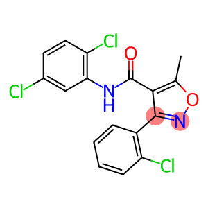 4-Isoxazolecarboxamide, 3-(2-chlorophenyl)-N-(2,5-dichlorophenyl)-5-methyl-
