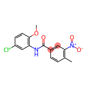 N-[5-chloro-2-(methyloxy)phenyl]-3-nitro-4-methylbenzamide