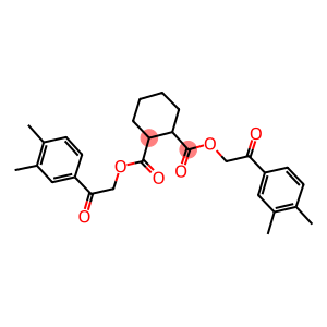 bis[2-(3,4-dimethylphenyl)-2-oxoethyl] 1,2-cyclohexanedicarboxylate