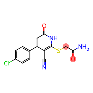 Acetamide, 2-[[4-(4-chlorophenyl)-3-cyano-1,4,5,6-tetrahydro-6-oxo-2-pyridinyl]thio]-