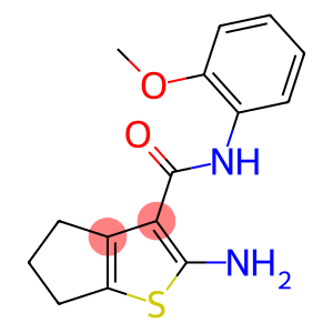 2-AMINO-N-(2-METHOXYPHENYL)-5,6-DIHYDRO-4H-CYCLOPENTA[B]THIOPHENE-3-CARBOXAMIDE