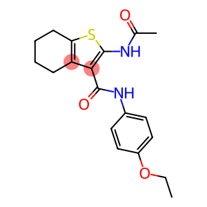 2-(acetylamino)-N-(4-ethoxyphenyl)-4,5,6,7-tetrahydro-1-benzothiophene-3-carboxamide