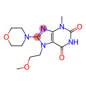 7-(2-methoxyethyl)-3-methyl-8-morpholino-3,7-dihydro-1H-purine-2,6-dione