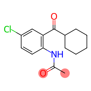 Acetamide, N-[4-chloro-2-(cyclohexylcarbonyl)phenyl]-