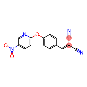 2-{4-[(5-nitro-2-pyridinyl)oxy]benzylidene}malononitrile