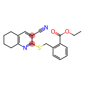 ethyl 2-{[(3-cyano-5,6,7,8-tetrahydro-2-quinolinyl)sulfanyl]methyl}benzoate