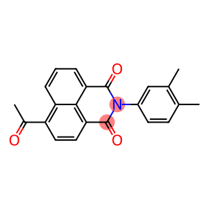 6-acetyl-2-(3,4-dimethylphenyl)-1H-benzo[de]isoquinoline-1,3(2H)-dione