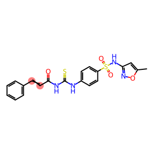 N-{[(4-{[(5-methyl-3-isoxazolyl)amino]sulfonyl}phenyl)amino]carbonothioyl}-3-phenylacrylamide