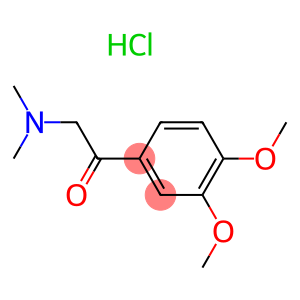 ETHANONE, 1-(3,4-DIMETHOXYPHENYL)-2-(DIMETHYLAMINO)-, HYDROCHLORIDE