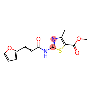 5-Thiazolecarboxylic acid, 2-[[3-(2-furanyl)-1-oxo-2-propen-1-yl]amino]-4-methyl-, methyl ester
