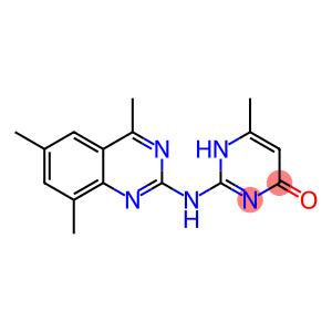 6-甲基-2-(4,6,8-三甲基-喹唑啉-2-基氨基)-嘧啶-4-醇