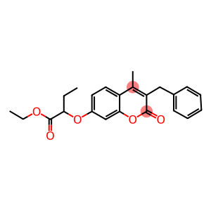 ethyl 2-[(3-benzyl-4-methyl-2-oxo-2H-chromen-7-yl)oxy]butanoate