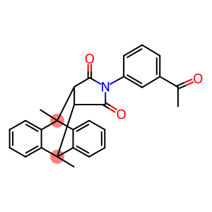 17-(3-acetylphenyl)-1,8-dimethyl-17-azapentacyclo[6.6.5.0~2,7~.0~9,14~.0~15,19~]nonadeca-2,4,6,9,11,13-hexaene-16,18-dione