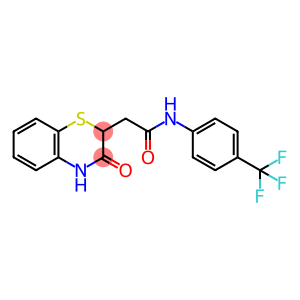 2-(3-oxo-3,4-dihydro-2H-benzo[b][1,4]thiazin-2-yl)-N-(4-(trifluoromethyl)phenyl)acetamide