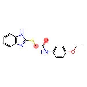 2-(1H-benzimidazol-2-ylsulfanyl)-N-(4-ethoxyphenyl)acetamide