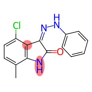 4-chloro-7-methyl-1H-indole-2,3-dione 3-(phenylhydrazone)