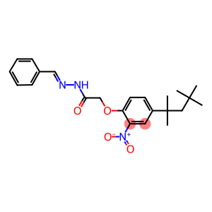 N'-benzylidene-2-[2-nitro-4-(1,1,3,3-tetramethylbutyl)phenoxy]acetohydrazide