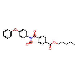 pentyl 1,3-dioxo-2-(4-phenoxyphenyl)-5-isoindolinecarboxylate