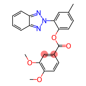 2-(2H-1,2,3-benzotriazol-2-yl)-4-methylphenyl 3,4-dimethoxybenzoate