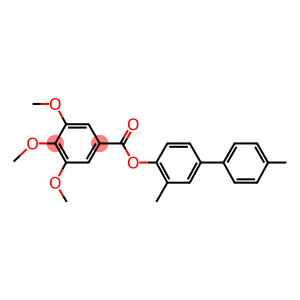 3,4'-dimethyl[1,1'-biphenyl]-4-yl 3,4,5-tris(methyloxy)benzoate