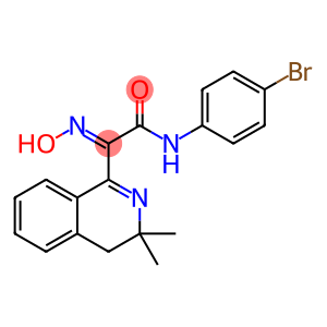 N-(4-bromophenyl)-2-(3,3-dimethyl-3,4-dihydro-1-isoquinolinyl)-2-(hydroxyimino)acetamide