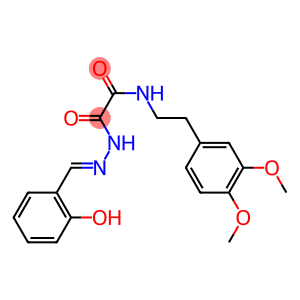 N-[2-(3,4-dimethoxyphenyl)ethyl]-2-[2-(2-hydroxybenzylidene)hydrazino]-2-oxoacetamide