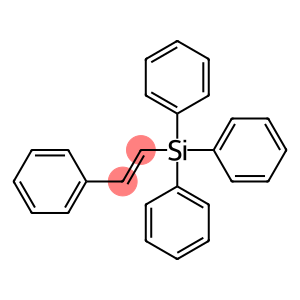 Benzene, 1,1',1''-[[(1E)-phenylethenyl]silylidyne]tris-