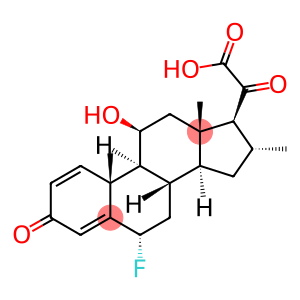 6α-Fluoro-11β-hydroxy-16α-methyl-3,20-dioxopregna-1,4-dien-21-oic acid