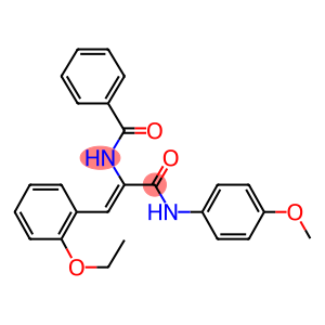 N-{2-(2-ethoxyphenyl)-1-[(4-methoxyanilino)carbonyl]vinyl}benzamide