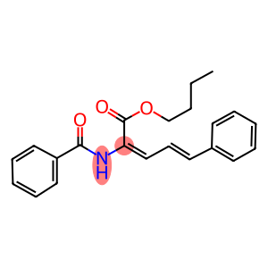 butyl 2-(benzoylamino)-5-phenyl-2,4-pentadienoate