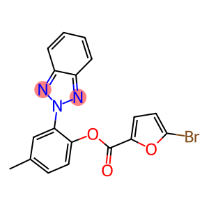 2-(2H-1,2,3-benzotriazol-2-yl)-4-methylphenyl 5-bromo-2-furoate