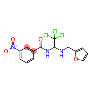 3-nitro-N-{2,2,2-trichloro-1-[(2-furylmethyl)amino]ethyl}benzamide