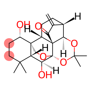 Kaur-16-en-15-one, 7,20-epoxy-1,6-dihydroxy-7,14-[(1-methylethylidene)bis(oxy)]-, (1α,6β,7β,14R)-